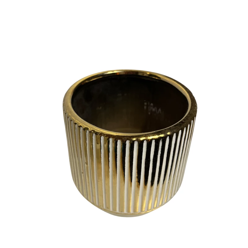 Arany csíkos kis kaspó