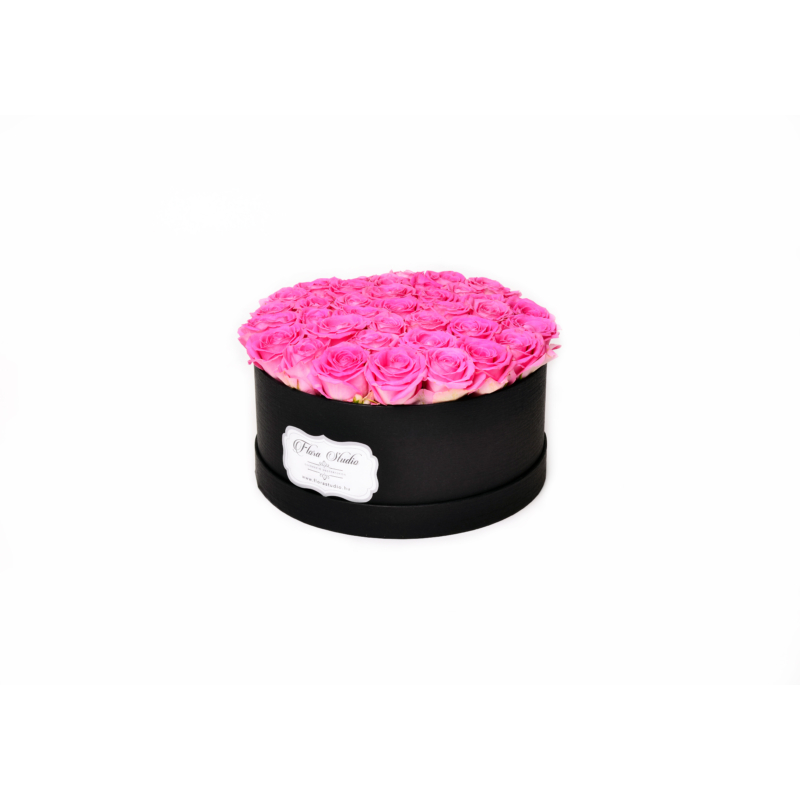 'Pink&Black' Rózsa Box Pink