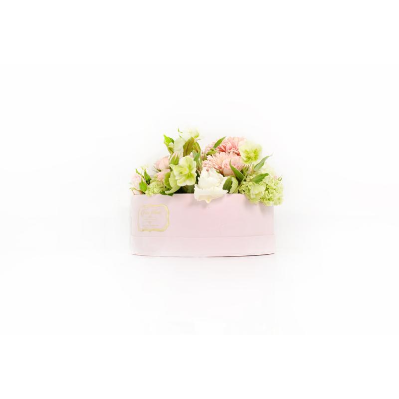'Bohemian Romance' Virág box Vegyes virágokból